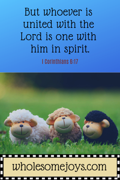 1 Corinthians 6:17 One in Spirit 3 sheep