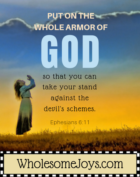 Ephesians 6:11 Put on the whole armor of God