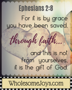 Ephesians 2:8 Saved by grace through faith gift