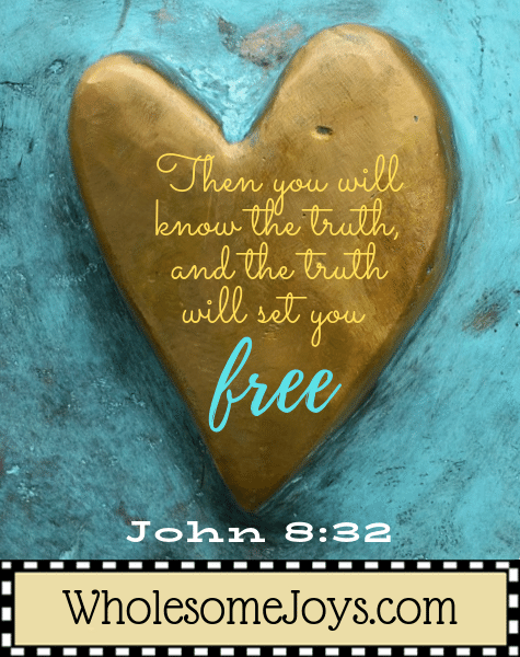 John 8:32 Truth will set you free
