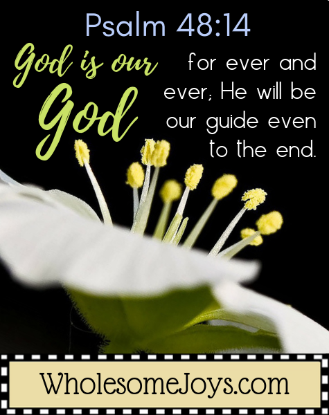 Psalm 48:14 God is our God forever 