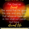 John 3:16 For God so loved the world