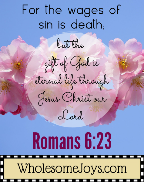 Romans 6:23 gift of God eternal life