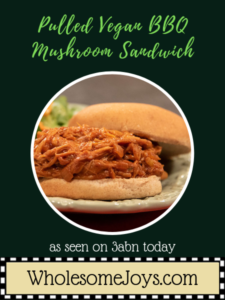 Pulled Vegan BBQ Mushroom Sandwich